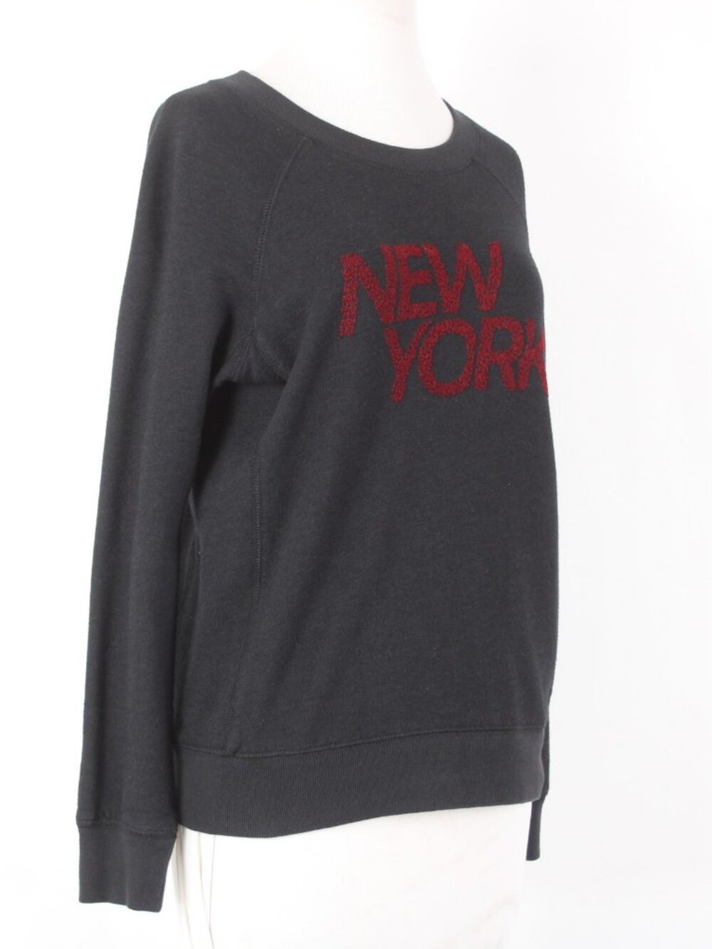 David Lerner Sweater Sz S S Studio Sz S Black Red New York Cotton Rayon Sweater - Picture 3 of 10
